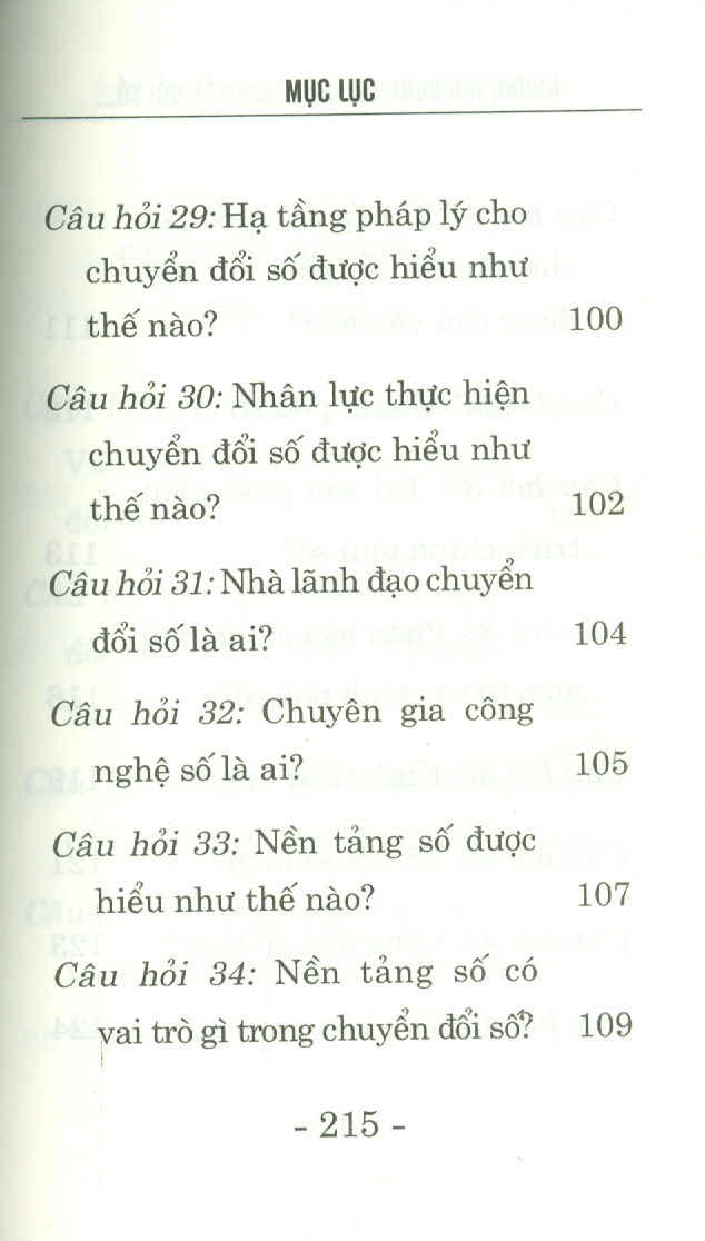 Những nội dung cơ bản về chuyển đổi số - Hỏi và đáp (bản in 2025)