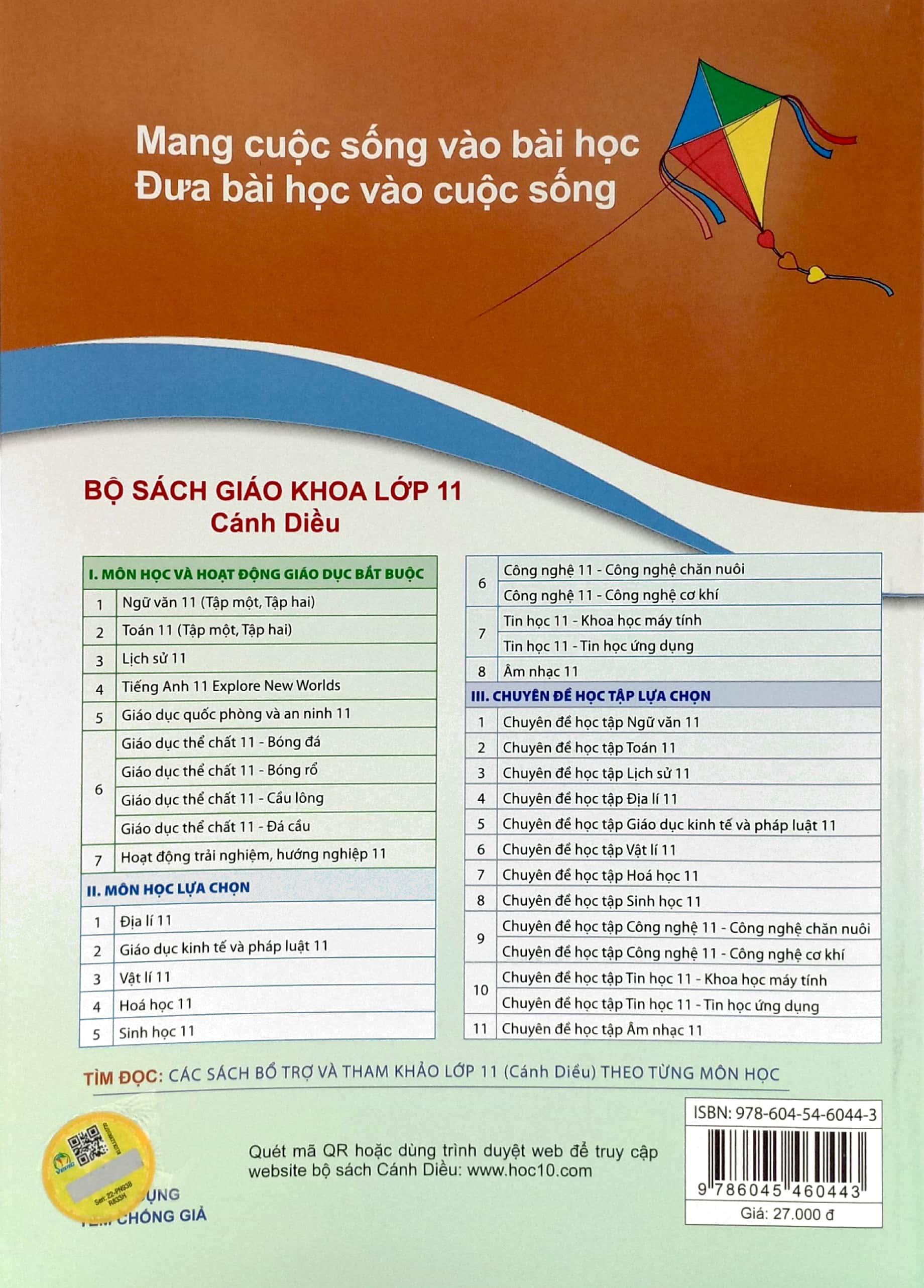 Bài Tập Địa Lí 11 (Cánh Diều) (2023)