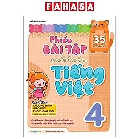 Phiếu Bài Tập Cuối Tuần Tiếng Việt 4