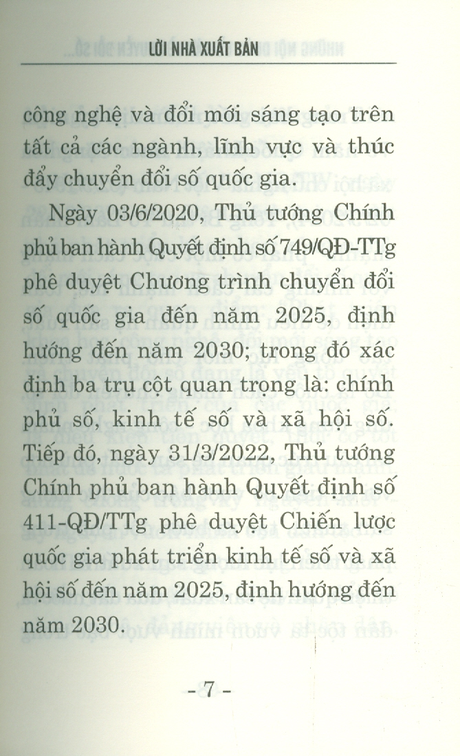 Những nội dung cơ bản về chuyển đổi số - Hỏi và đáp (bản in 2025)
