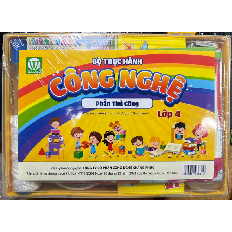 Sách - Bộ thực hành công nghệ , Phần Kỹ Thuật Lớp 4 (KP) #huongbook