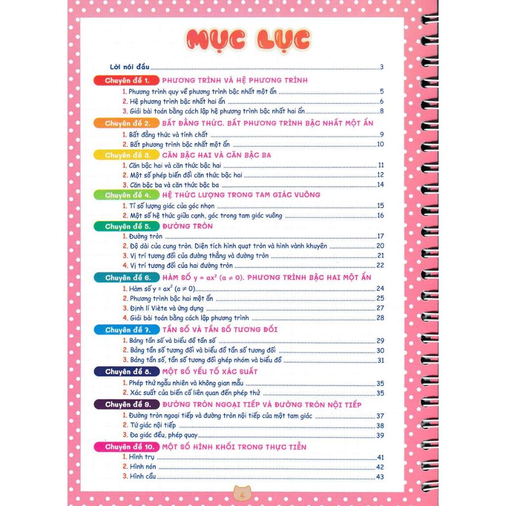 Notebook - toán 9 (dùng chung cho các bộ sgk hiện hành) (HA-MK)