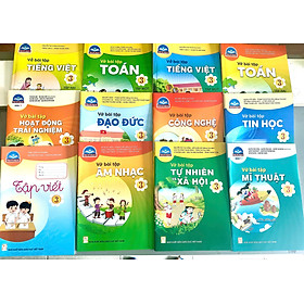 Bộ Vở bài tập Lớp 3- Chân Trời Sáng Tạo (12 quyển- Kèm bìa nilong bao sách)