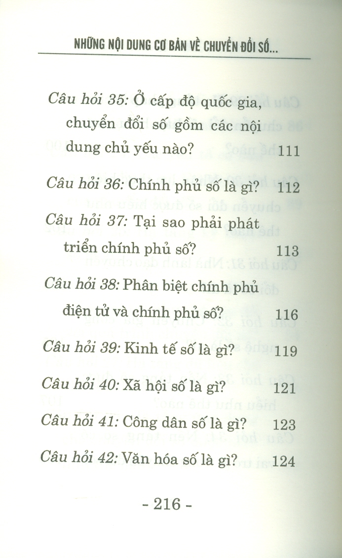 Những nội dung cơ bản về chuyển đổi số - Hỏi và đáp (bản in 2025)