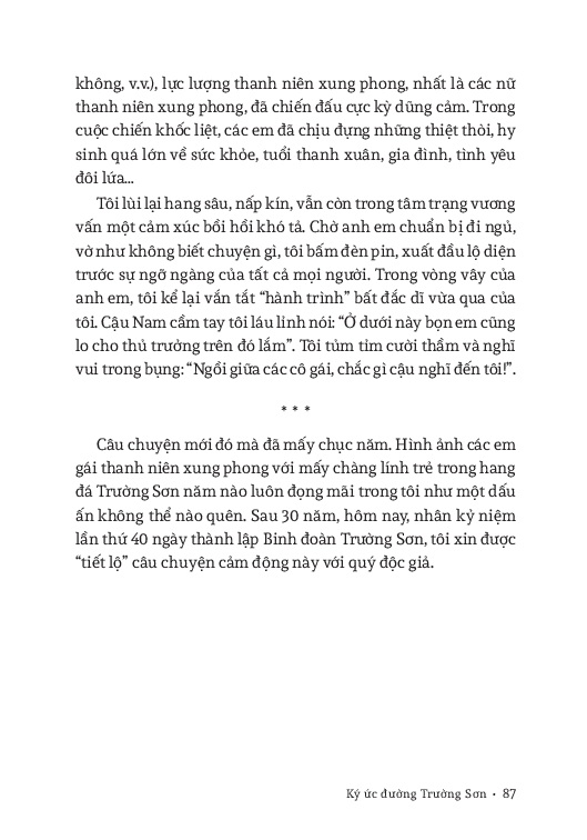 Ký Ức Đường Trường Sơn - TRE