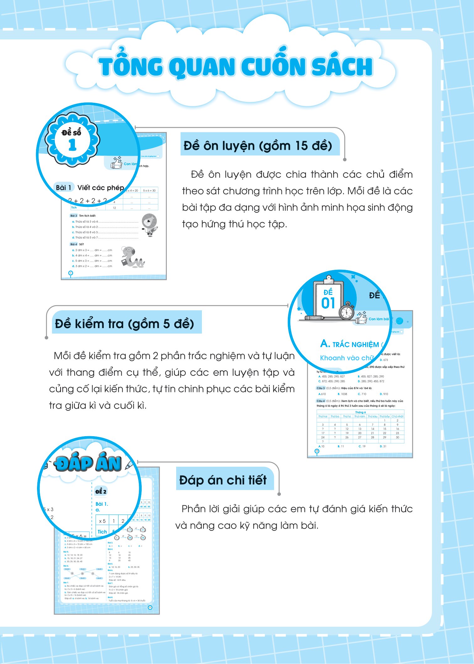 Đề Ôn Luyện Và Tự Kiểm Tra Toán Lớp 2 (MGB)