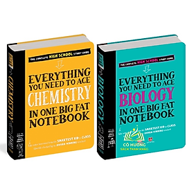Sách - Everything you need to ace Biology & Chemistry, sổ tay học tập bộ 2 cuốn