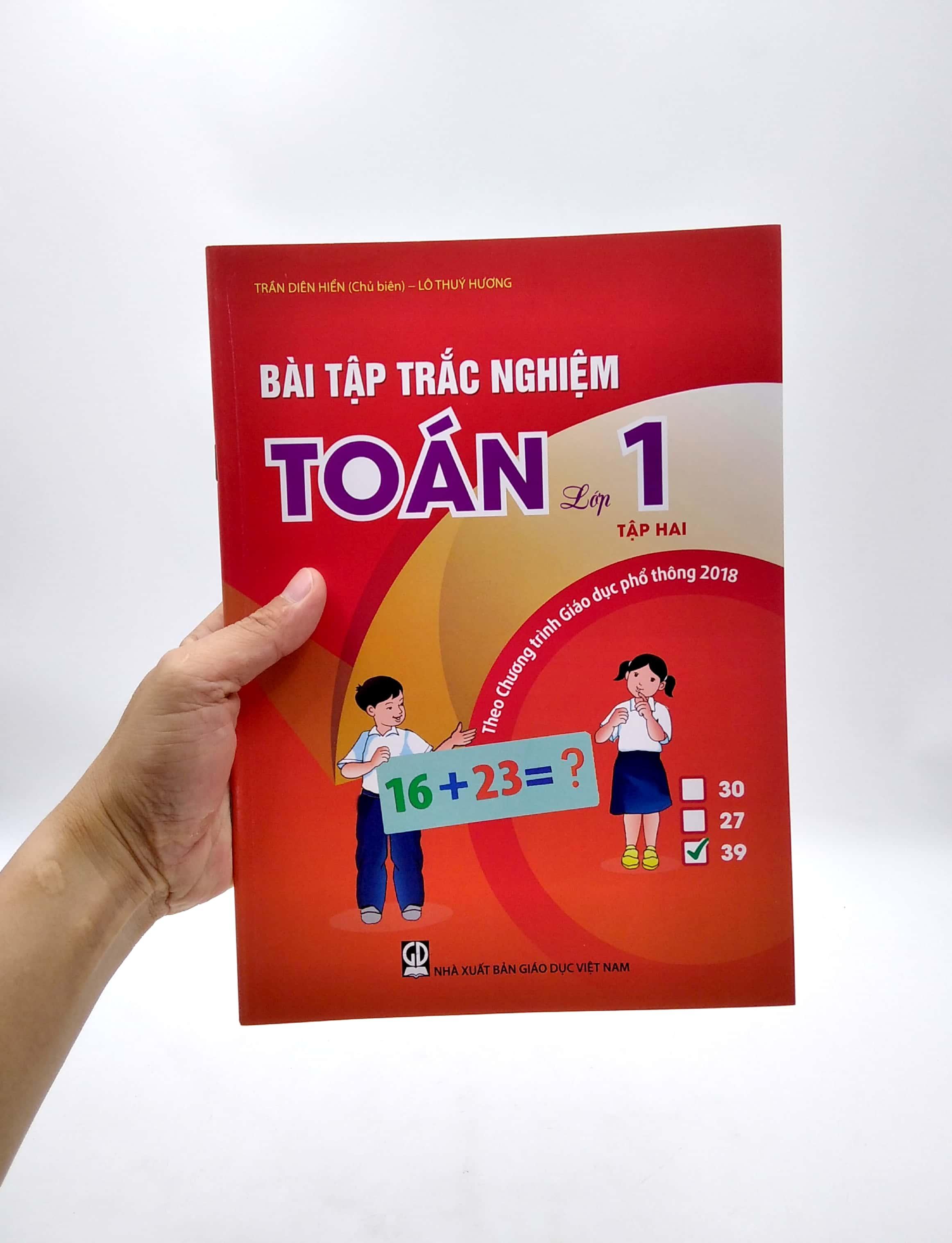 Bài Tập Trắc Nghiệm Toán Lớp 1 - Tập 2 (Theo Chương Trình Giáo Dục Phổ Thông 2018)