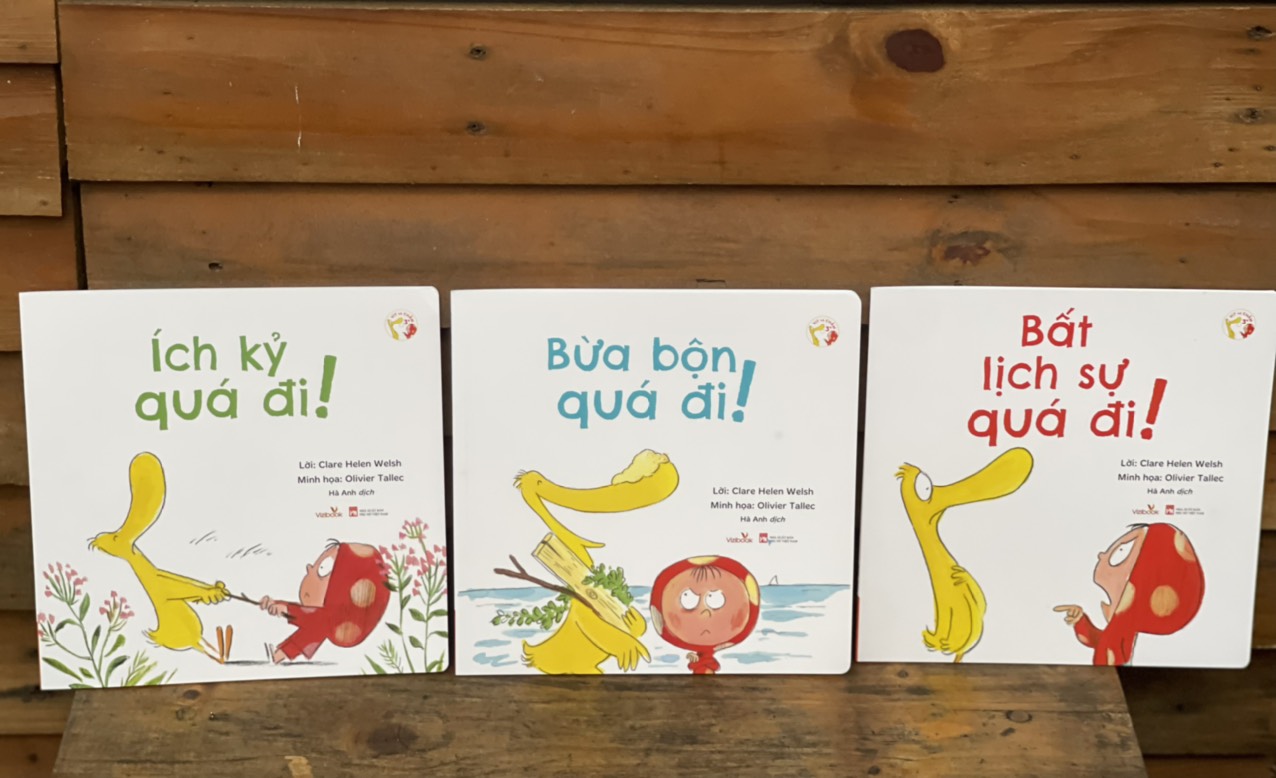 (Combo 3 cuốn) VỊT VÀ CHẤM - Clare Helen Welsh - Minh họa: Oliver Tallec - Hà Anh dịch - Vizibook - bìa mềm, in màu