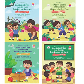 Sách - Giáo Dục Giới Tính Và Nhân Cách Dành Cho Bé Trai - Combo 4 Tập - Đinh Tị Books