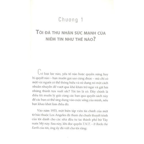 Sức Mạnh Niềm Tin (Tái Bản 2020)