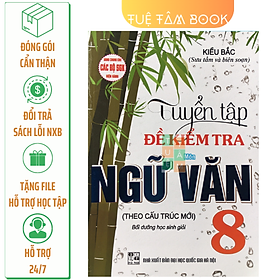 Sách - Tuyển tập đề kiểm tra môn Ngữ Văn 8 (Bồi dưỡng học sinh giỏi)