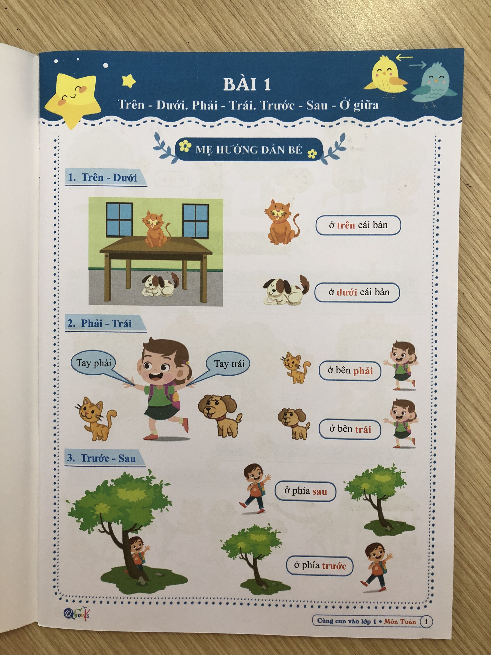 QB - Cùng con vào lớp toán 1