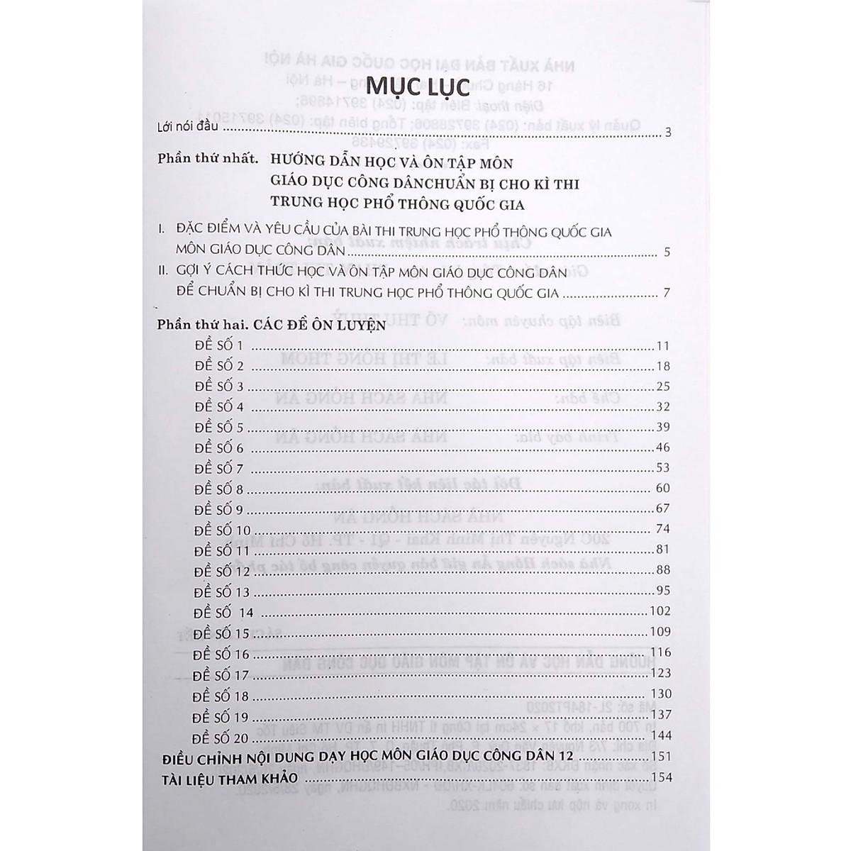 Sách - Hướng Dẫn Học Và Ôn Tập Môn Giáo Dục Công Dân - Hồng Ân
