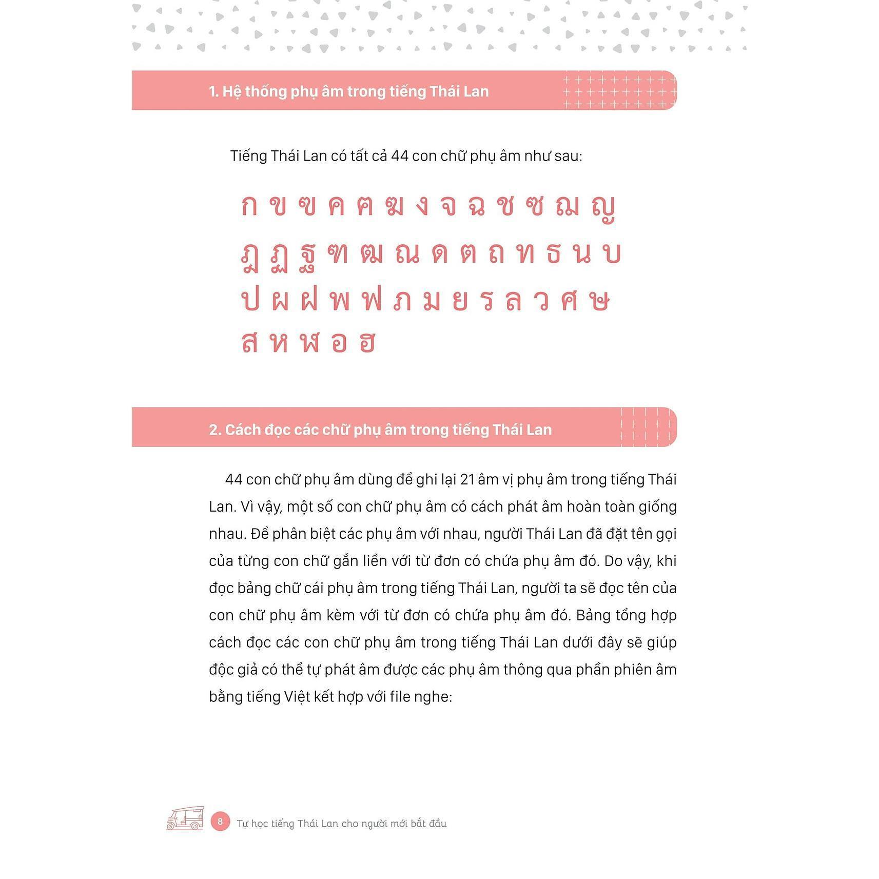 Sách - Tự Học Tiếng Thái Lan Cho Người Mới Bắt Đầu - MCBooks