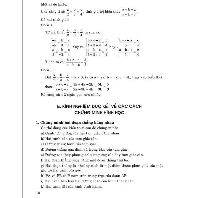 Sách - Học Và Giải Toán Một Cách Thông Minh ( Dành Cho Học Sinh Lớp 8 -9 - Dùng Chung Các Bộ SGK Hiện Hành - Hồng Ân