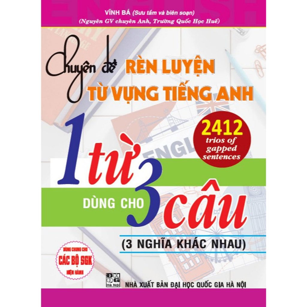 Chuyên Đề Rèn Luyện Từ Vựng Tiếng Anh 1 Từ Dùng Cho 3 Câu (3 Nghĩa Khác Nhau)