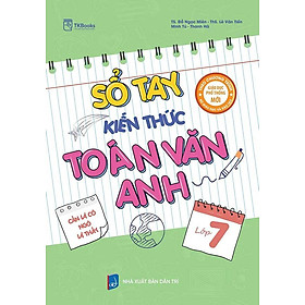 Sổ Tay Kiến Thức Toán - Văn - Anh Lớp 7
