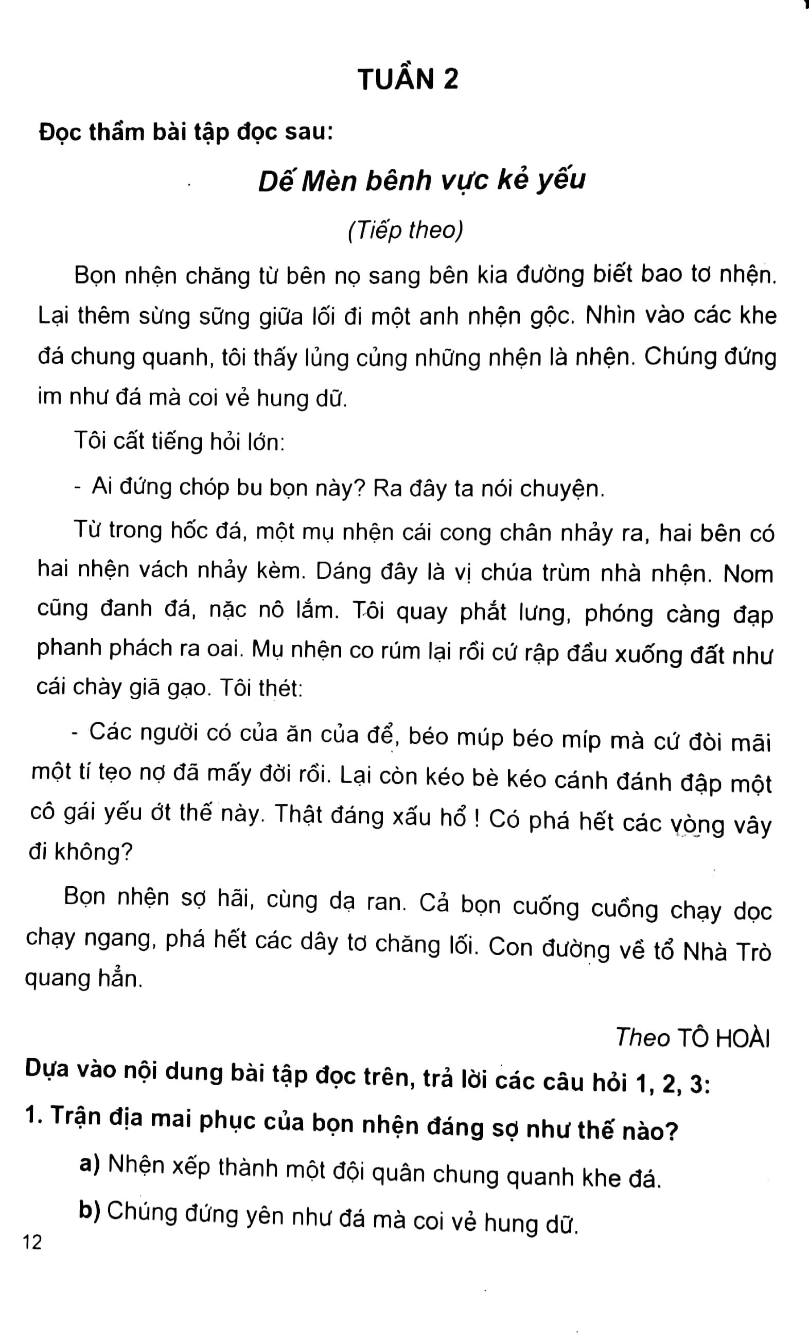 Đọc Thầm Và Làm Bài Tập Trắc Nghiệm Tiếng Việt 4 - Tập 1