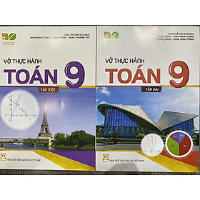 Combo Vở Thực Hành Toán 9 tập 1 + tập 2