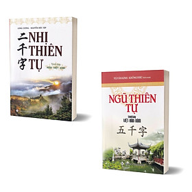 Combo Nhị Thiên Tự + Ngũ Thiên Tự (Bộ 2 Quyển)