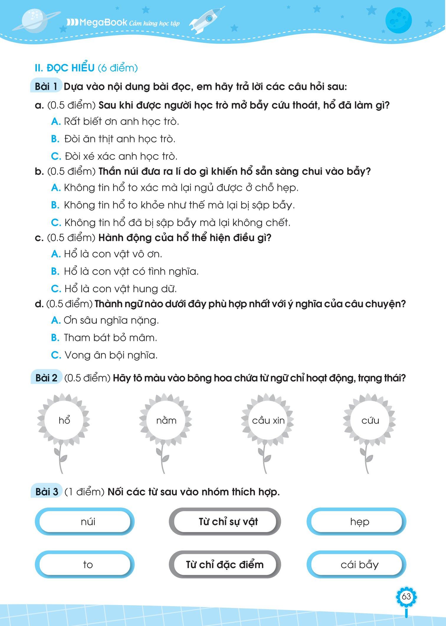 Đề Ôn Luyện Và Tự Kiểm Tra Tiếng Việt Lớp 2 - Tập 1