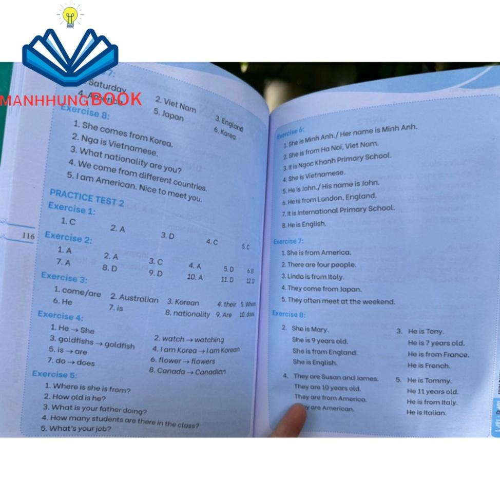 Sách - Chinh phục Ngữ pháp và Bài tập Tiếng Anh lớp 4 tập 1 - Có đáp án