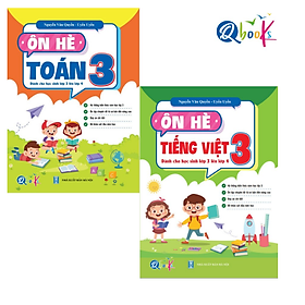 Sách - Combo Ôn Hè Toán và Tiếng Việt 3 - Dành cho học sinh lớp 3 lên 4 (2 cuốn)