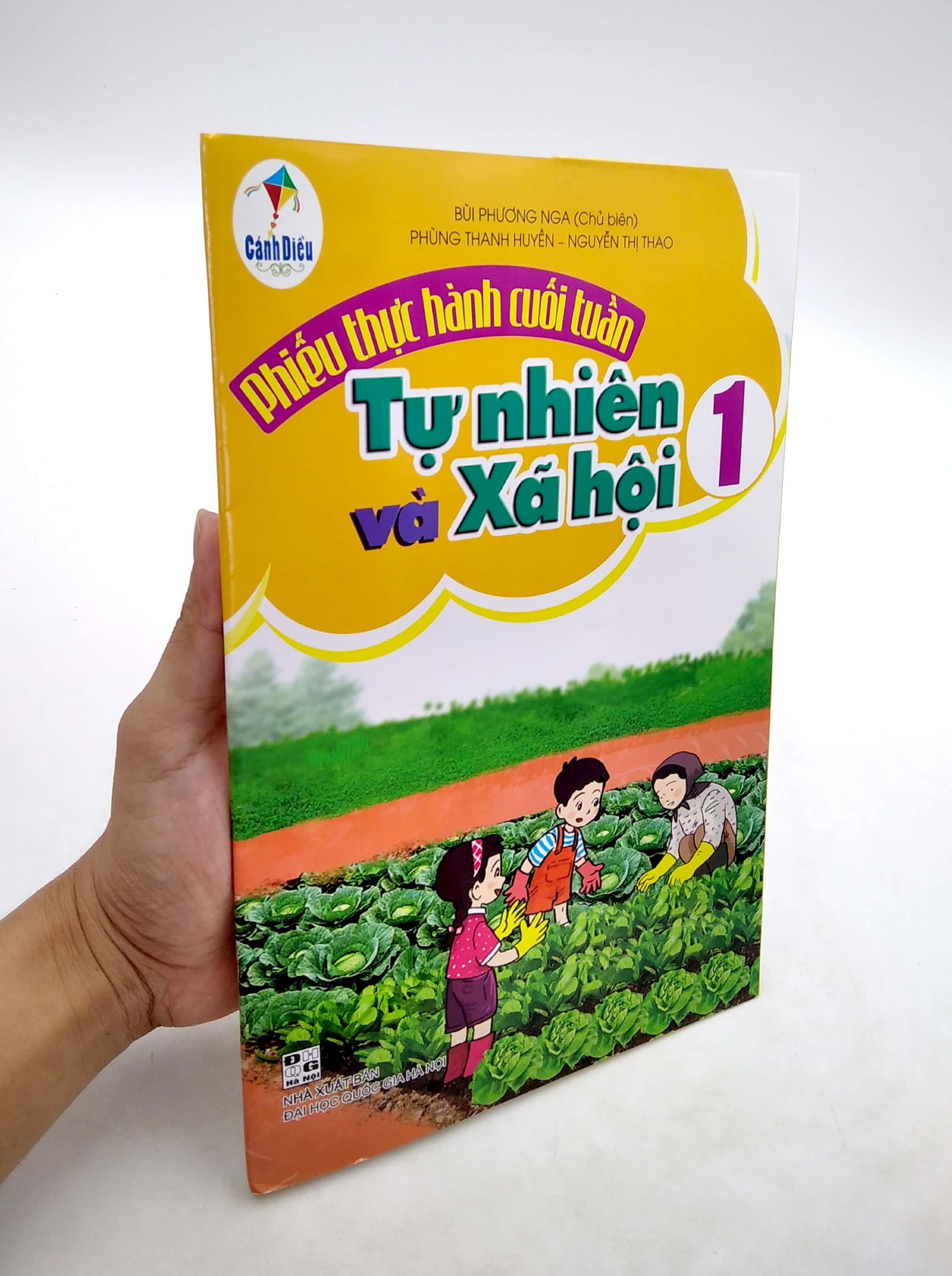 Phiếu Thực Hành Cuối Tuần Môn Tự Nhiên Và Xã Hội 1 (Bộ Sách Cánh Diều) - 2020