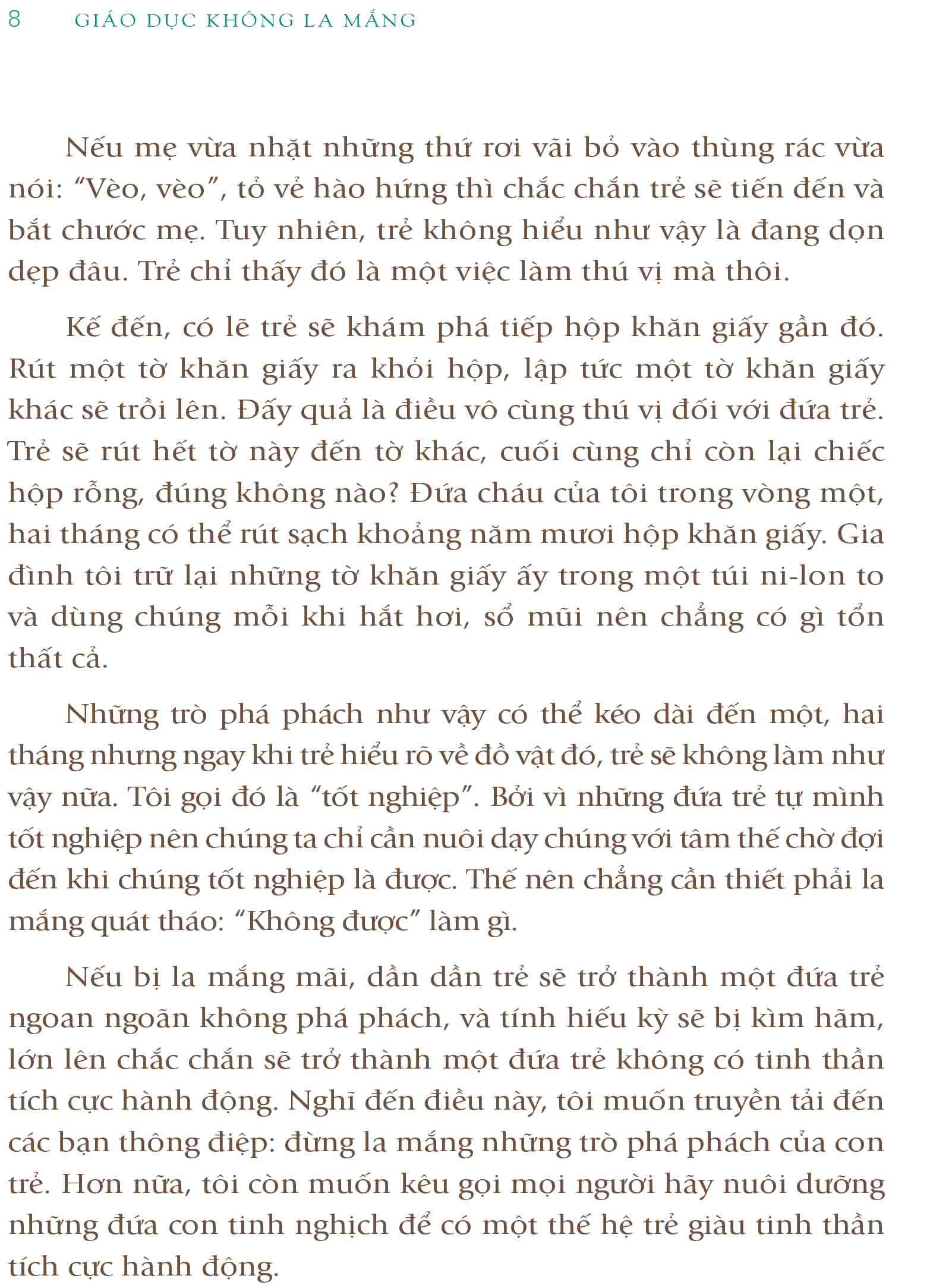 Giáo Dục Không La Mắng