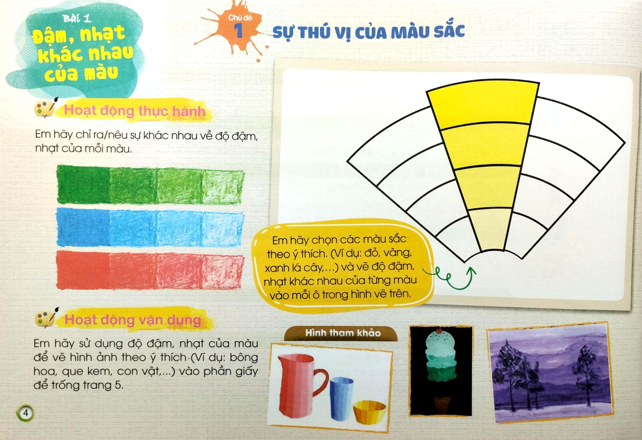 Vở Thực Hành Mĩ Thuật 4 (Cánh Diều) (Chuẩn)
