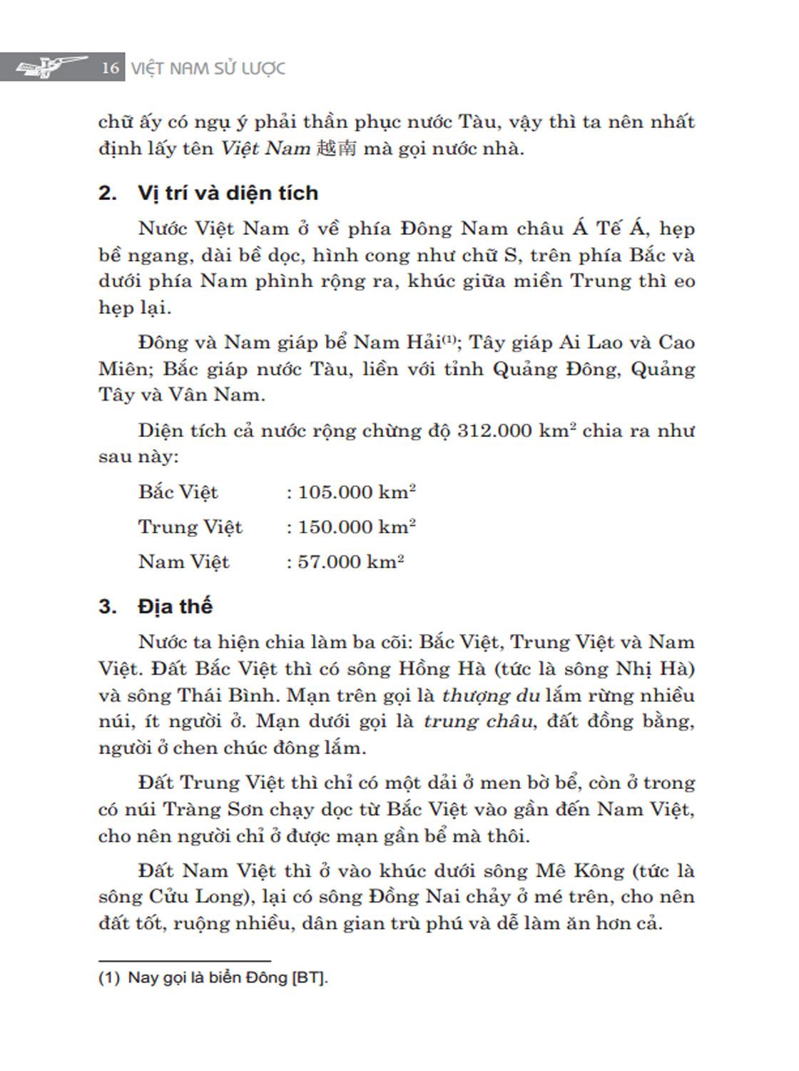 Việt Nam Sử Lược (Bìa Cứng) (Tái Bản 2022)