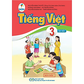 Sách giáo khoa Tiếng Việt 3- tập một- Cánh Diều (Kèm Nilon bọc Sách)