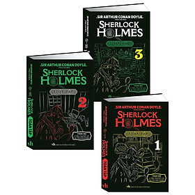 Sách - Sherlock Holmes Bản Dịch Đầy Đủ 4 Tiểu Thuyết Và 56 Truyện Ngắn - Trọn Bộ 3 Tập - Bìa Cứng Ép Kim Mỹ Thuật - Khang Việt Book