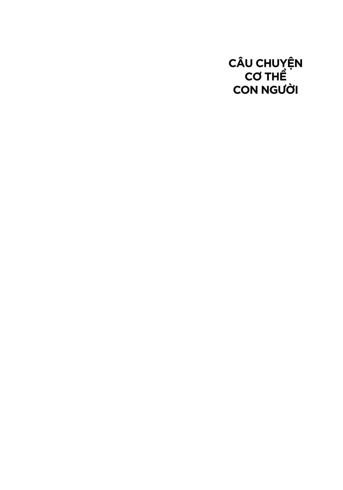 Câu Chuyện Cơ Thể Con Người: Tiến Hóa, Sức Khỏe Và Bệnh Tật