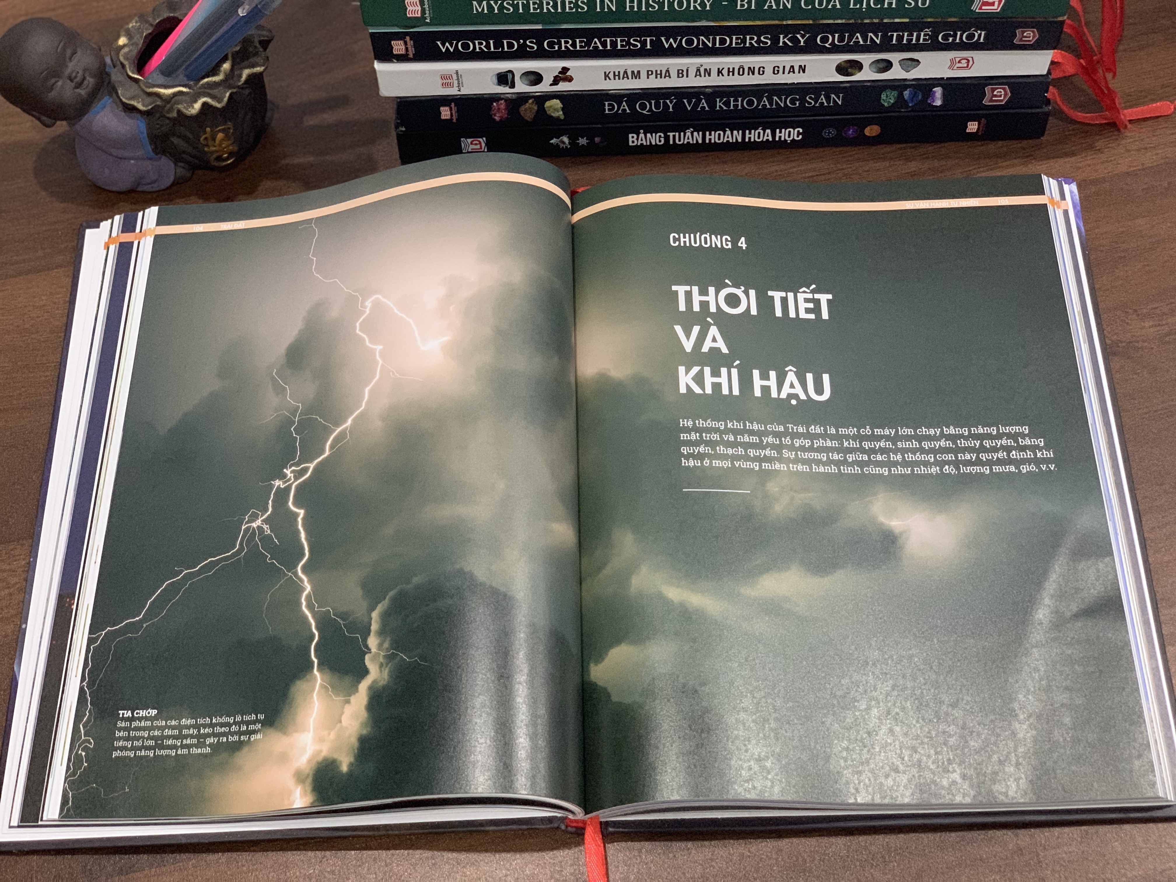 Combo sách Ai cập cổ đại và sách Trái đất ( bộ 2 cuốn ) - Tổng hợp kiến thức về khoa học tự nhiên và lịch sử - Á Châu Books bìa cứng in màu