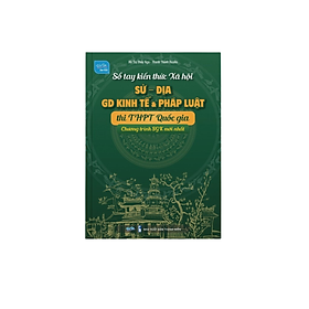 Sách - Sổ tay kiến thức Xã hội: Sử-Địa - GD Kinh tế & Pháp luật theo chương trình mới