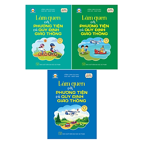 Sách - Combo 3 cuốn Làm quen với Phương tiện và Quy định Giao thông