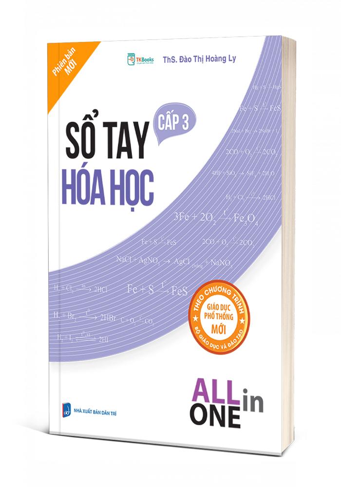 Sách - Sổ Tay Hóa Học Cấp 3 - All In One (Theo Chương Trình Giáo Dục Phổ Thông Mới)