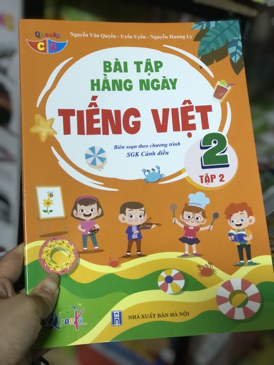Sách - Combo Bài Tập Hằng Ngày - Toán và Tiếng Việt Lớp 2 - cánh diều - Tập 1, 2 (2 cuốn) ,