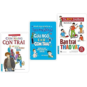 Sách - Cẩm Nang Con Trai + Bạn Trai Tháo Vát + Giải Ngố Cho Con Trai