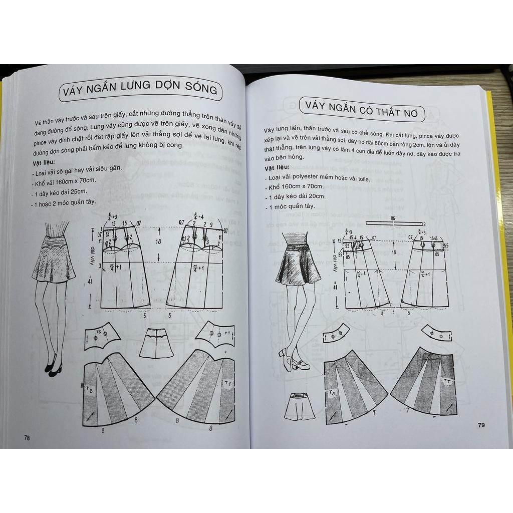 Sách - Combo 5 Cuốn Cắt May Cho Người Bắt Đầu Tự Học Đến Nâng Cao - Triệu Thị Chơi - Quỳnh Hương