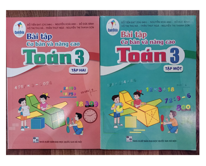 Sách - Combo Bài tập cơ bản và nâng cao toán 3 tập 1 + 2 ( cánh diều )