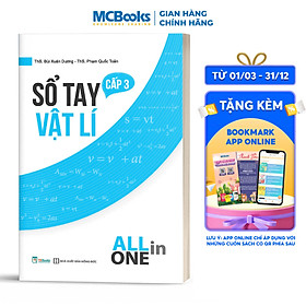 Sách - Sổ tay vật lí cấp 3 - All in one