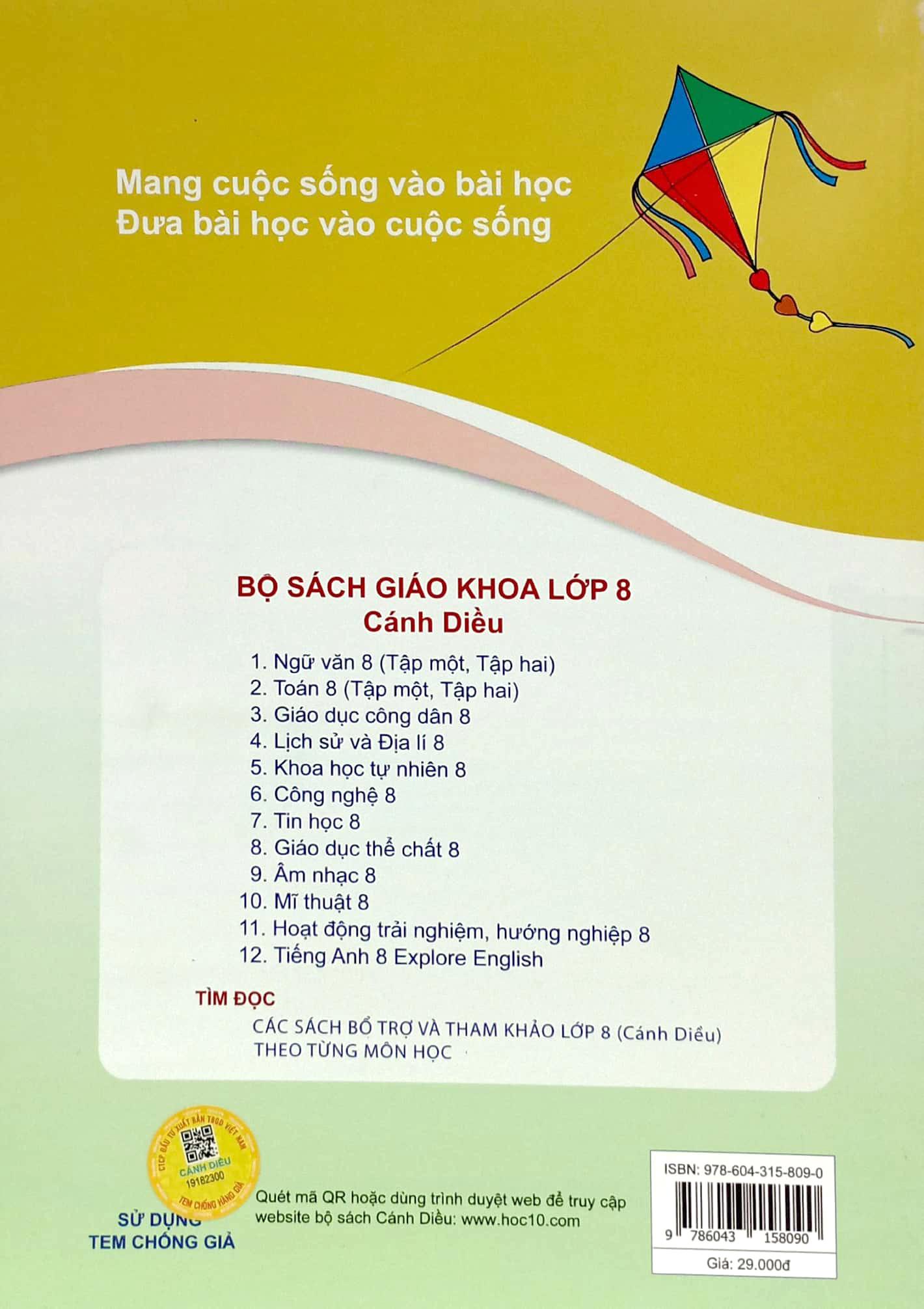 Vở Bài Tập Giáo Dục Công Dân 8 (Cánh Diều) (2023)