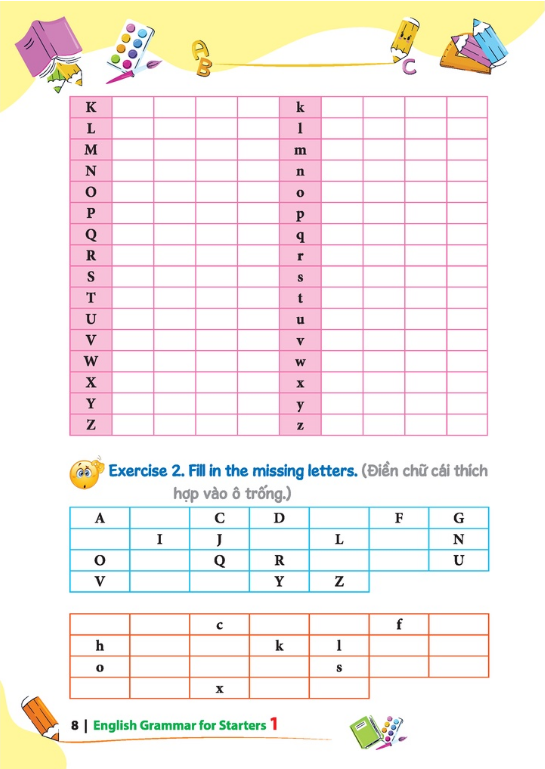 Sách - English grammar for starters 1 (có đáp án)