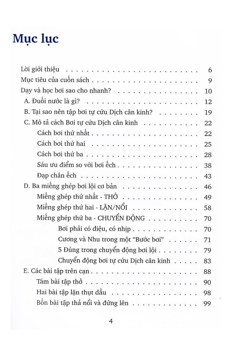 Bơi Tự Cứu Dịch Cân Kinh