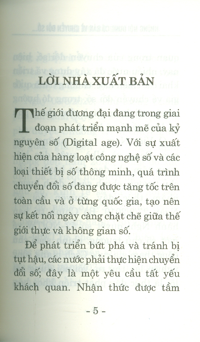 Những nội dung cơ bản về chuyển đổi số - Hỏi và đáp (bản in 2025)