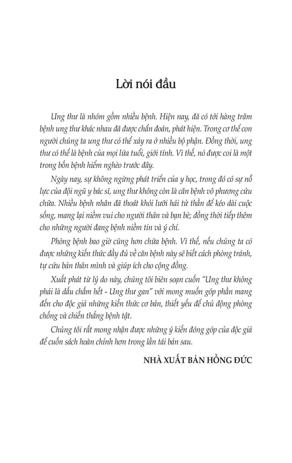 Ung Thư Không Phải Là Dấu Chấm Hết - Ung Thư Gan