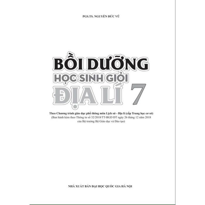 Sách - Bồi dưỡng học sinh giỏi Địa Lí 7 ( theo chương trình GDPT môn lịch sử - địa lí cấp trung học cơ sở )